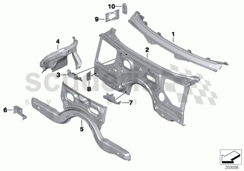 Part Diagram for Rolls Royce 41 00 7271042