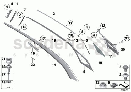 Part Diagram for Rolls Royce 51 43 7238689