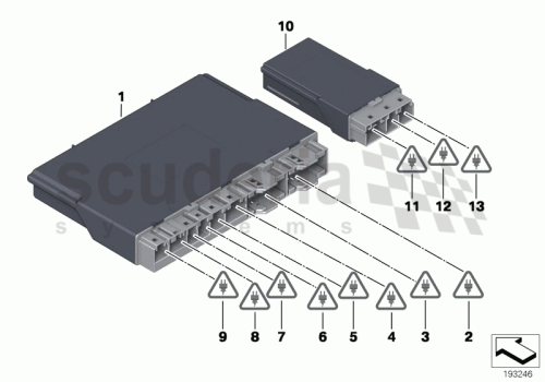 Part Diagram for Rolls Royce 61 35 9248566