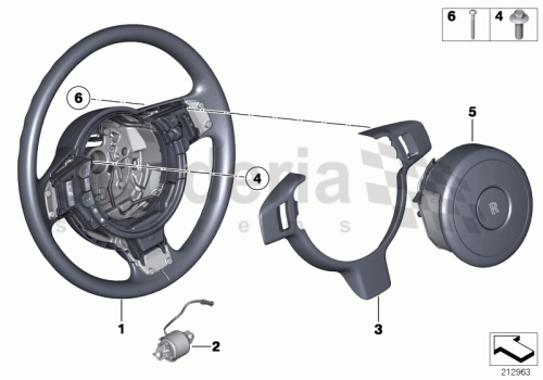 Part Diagram for Rolls Royce 32 33 6787451