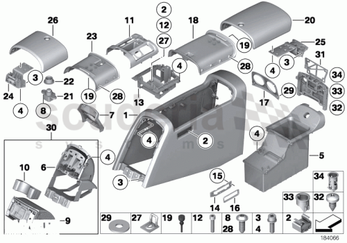 Part Diagram for Rolls Royce 51 16 7057725