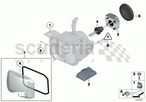Part Diagram for Rolls Royce 63 12 6907489