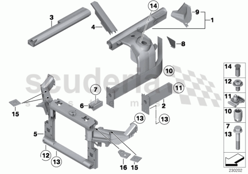 Part Diagram for Rolls Royce 41 11 7195364