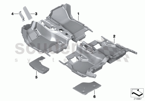 Part Diagram for Rolls Royce 51 47 9207149