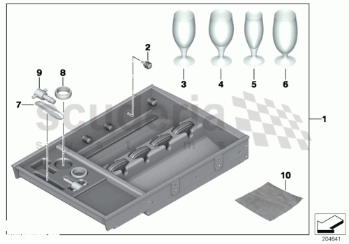 Part Diagram for Rolls Royce 51 47 7267047