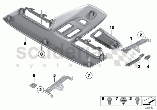 Part Diagram for Rolls Royce 51 16 9168322