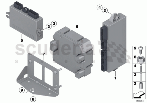 Part Diagram for Rolls Royce 67 91 6918515