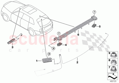 Part Diagram for Rolls Royce 65206832256