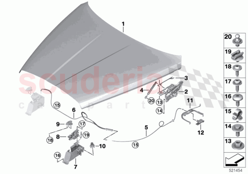 Part Diagram for Rolls Royce 51237450316