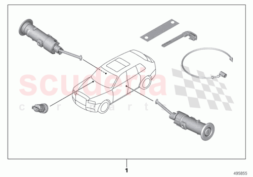 Part Diagram for Rolls Royce 51215A32DB4