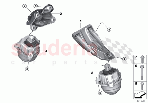 Part Diagram for Rolls Royce 22116866155