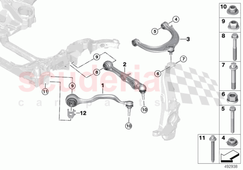 Part Diagram for Rolls Royce 31106899676