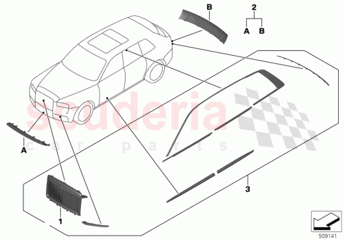 Part Diagram for Rolls Royce 51005A24954
