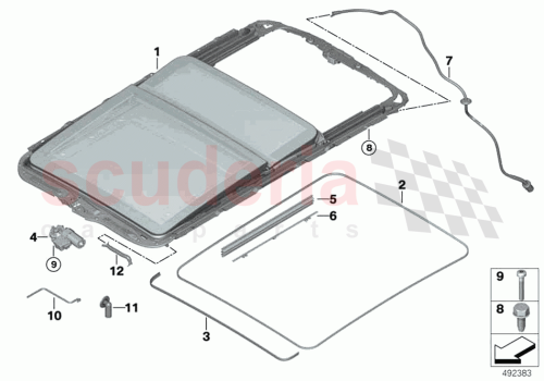 Part Diagram for Rolls Royce 54107362051