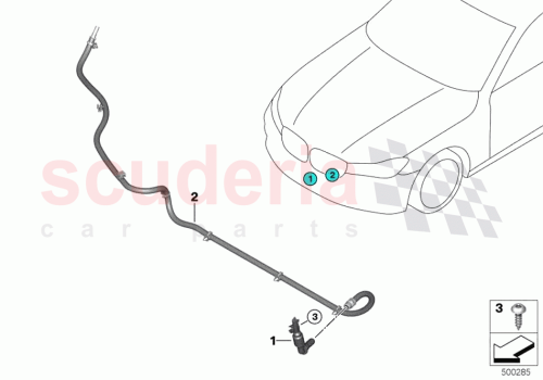Part Diagram for Rolls Royce 61667450109