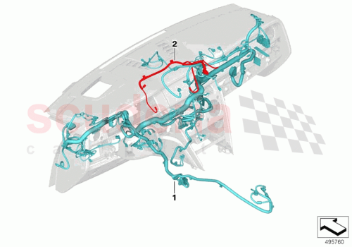Part Diagram for Rolls Royce 61128721056