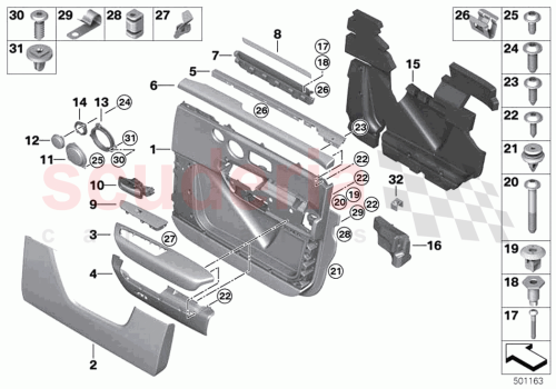 Part Diagram for Rolls Royce 51417449125