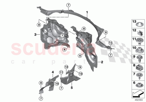Part Diagram for Rolls Royce 51717441339