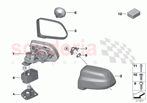 Part Diagram for Rolls Royce 51167436495