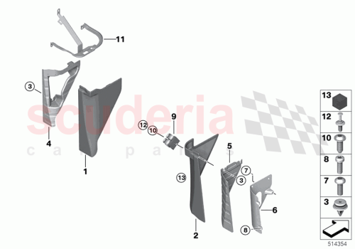 Part Diagram for Rolls Royce 51439493683