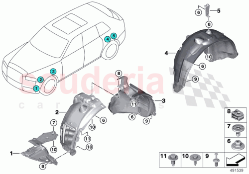 Part Diagram for Rolls Royce 51717441330