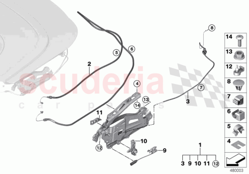Part Diagram for Rolls Royce 54377228585