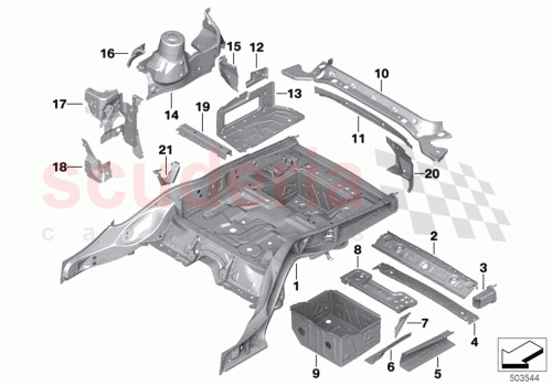 Part Diagram for Rolls Royce 41007435235