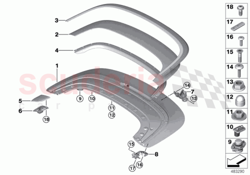 Part Diagram for Rolls Royce 51177367667