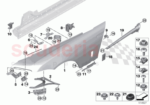 Part Diagram for Rolls Royce 41007336470