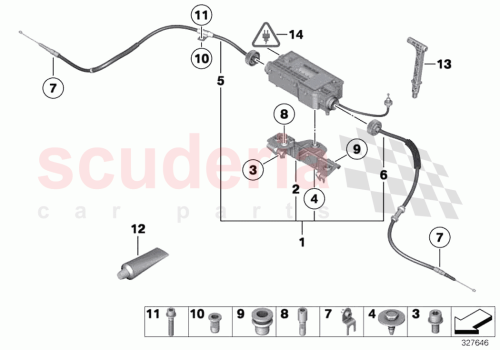 Part Diagram for Rolls Royce 34436882650