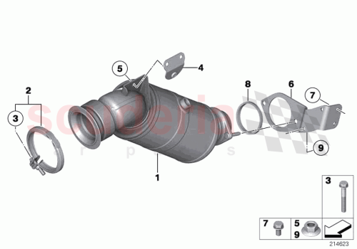 Part Diagram for Rolls Royce 18327645231