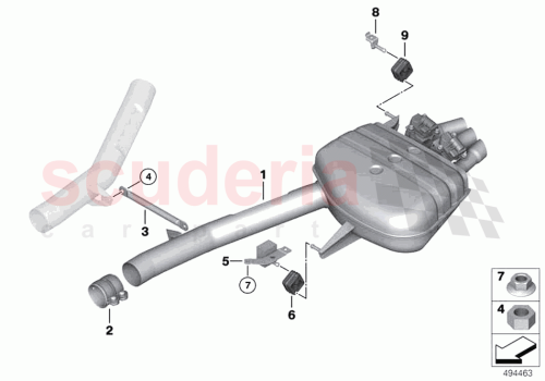 Part Diagram for Rolls Royce 18308682666