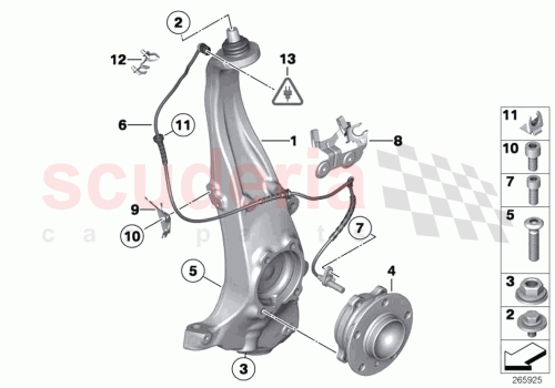 Part Diagram for Rolls Royce 31206855906