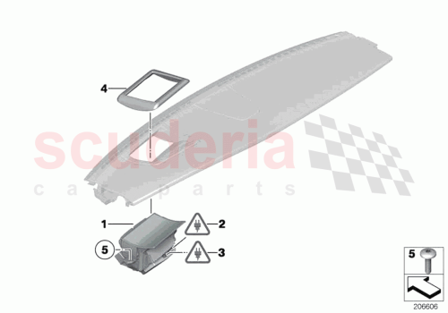 Part Diagram for Rolls Royce 62309395581