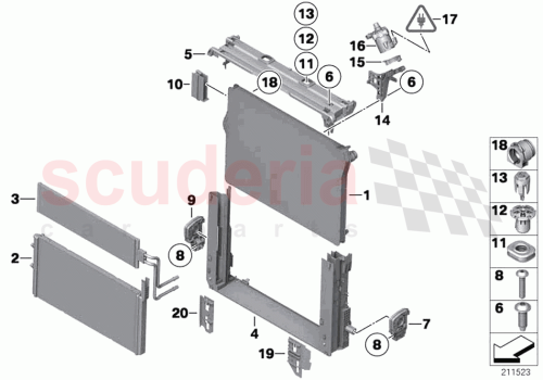 Part Diagram for Rolls Royce 17118660687