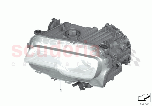 Part Diagram for Rolls Royce 63125A0B4D3