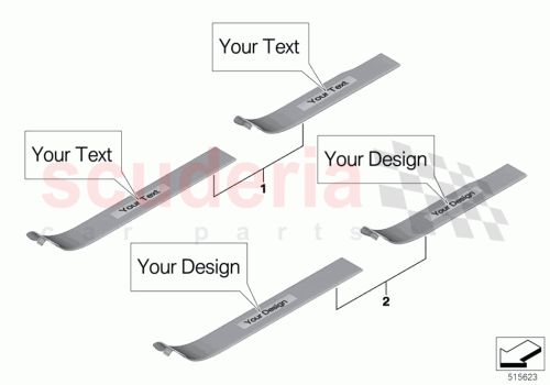 Part Diagram for Rolls Royce 51475A48053