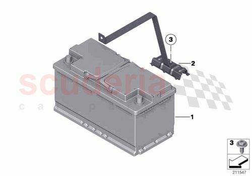 Part Diagram for Rolls Royce 61216924023
