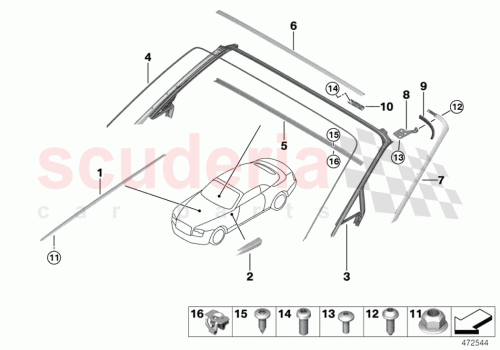 Part Diagram for Rolls Royce 51217348289