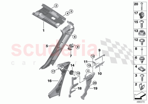 Part Diagram for Rolls Royce 51437318114