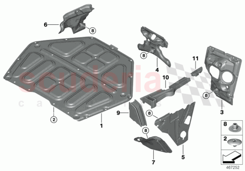 Part Diagram for Rolls Royce 51487343799