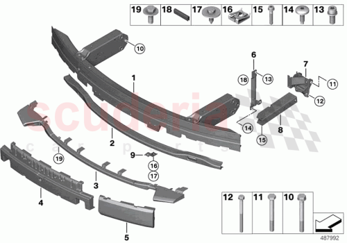 Part Diagram for Rolls Royce 51117383005