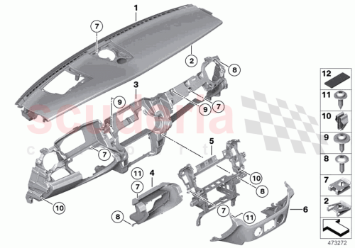 Part Diagram for Rolls Royce 51459867255