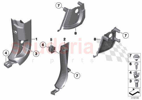 Part Diagram for Rolls Royce 51487301667