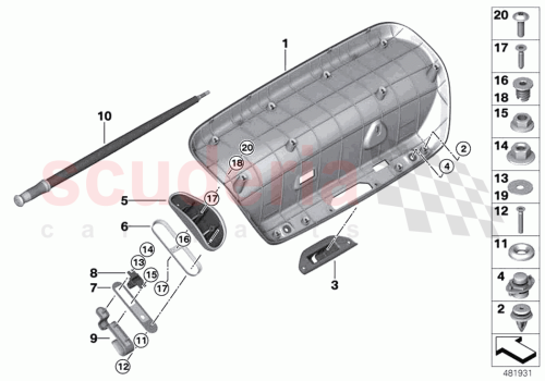 Part Diagram for Rolls Royce 51477285773