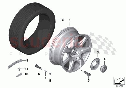 Part Diagram for Rolls Royce 36106854569