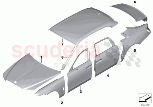 Part Diagram for Rolls Royce 51719852754