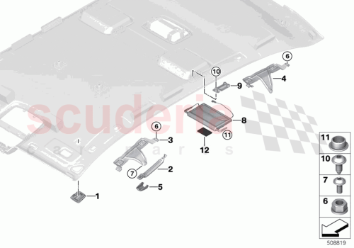 Part Diagram for Rolls Royce 51 44 7149851