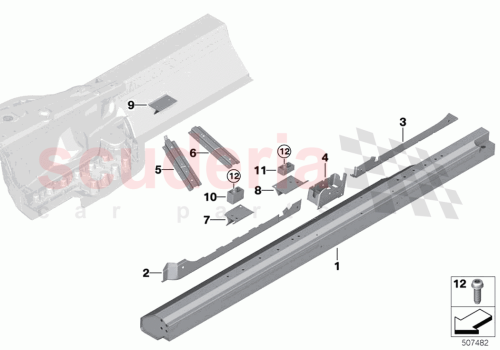Part Diagram for Rolls Royce 41007931117