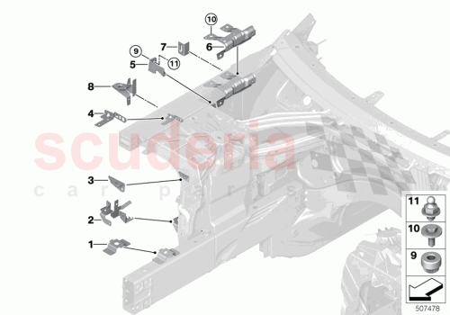 Part Diagram for Rolls Royce 41009853395
